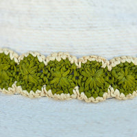 Baldiz Palm Hat with Olive Raffia Band