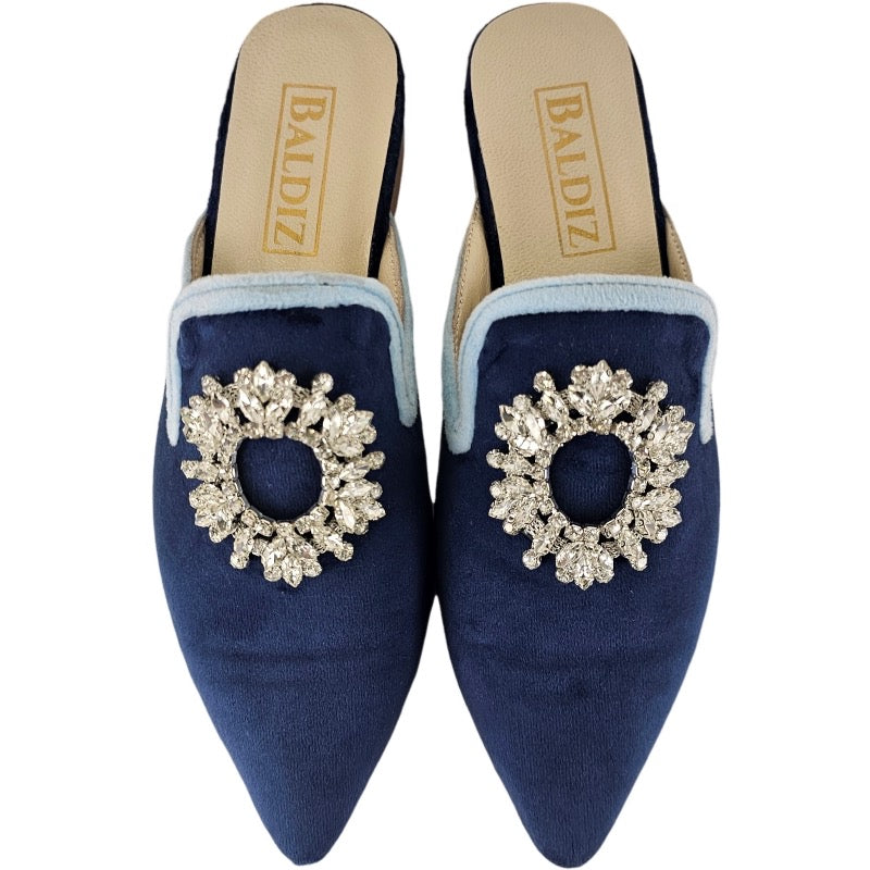 Navy Velvet Amelia Cocktail Slide
