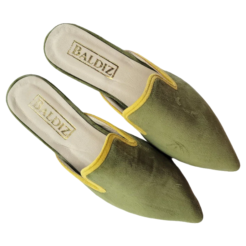 Olive and Citron Amelia Slide