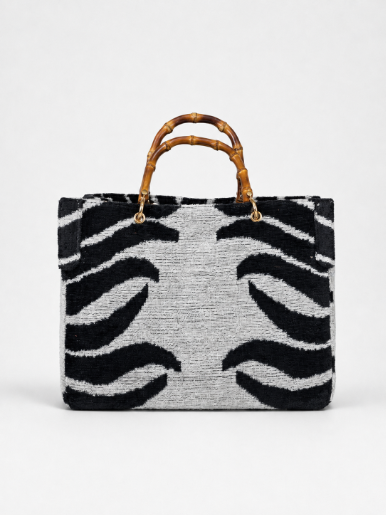 Original Zebra Avery Bamboo Bag