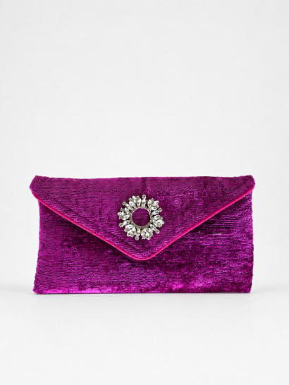 Hot Pink Lily Cocktail Clutch