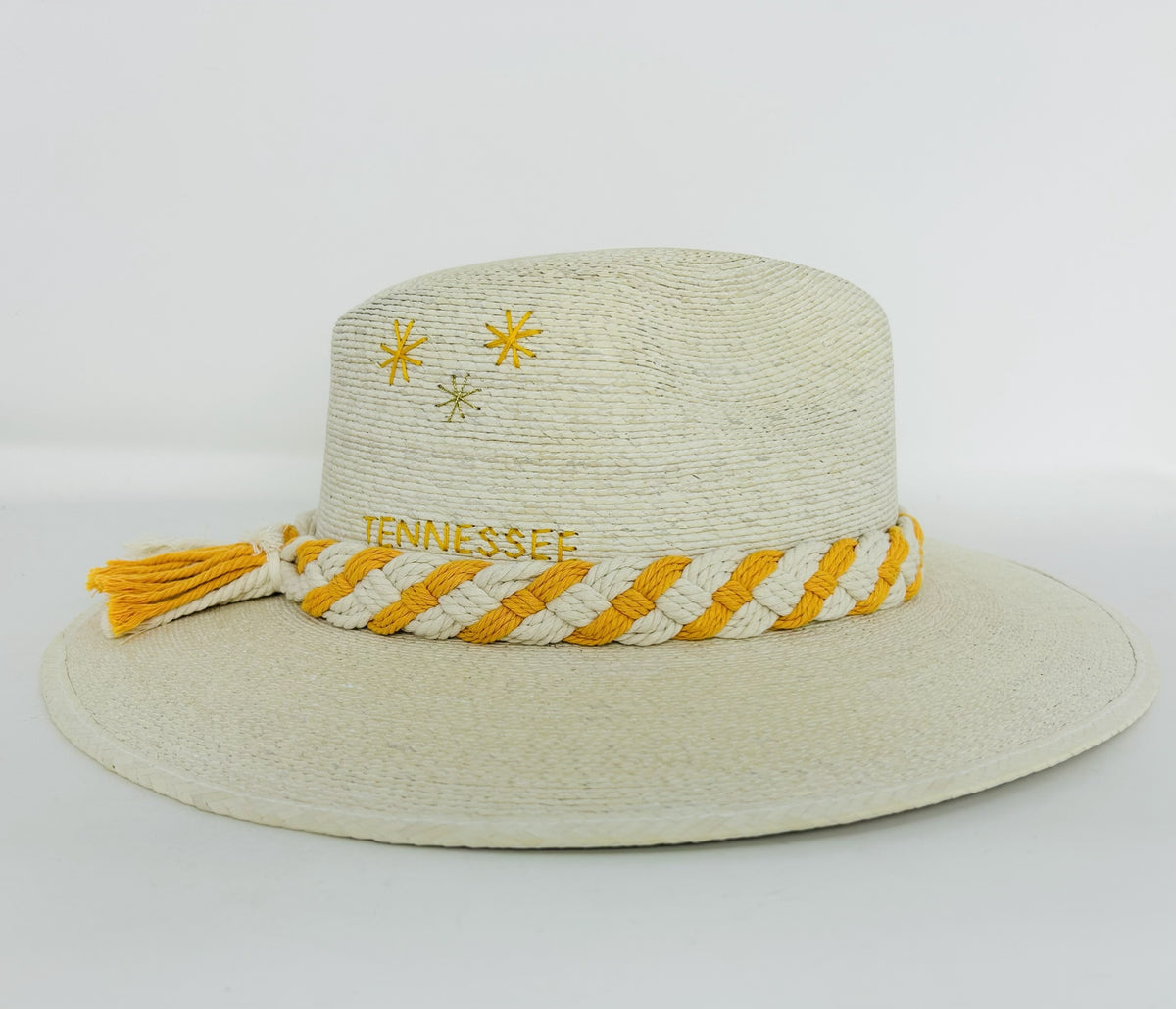Orange and White Burst Hat