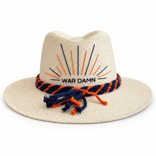 Navy and Orange Sparks Hat