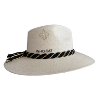 Black and Gold Burst Hat
