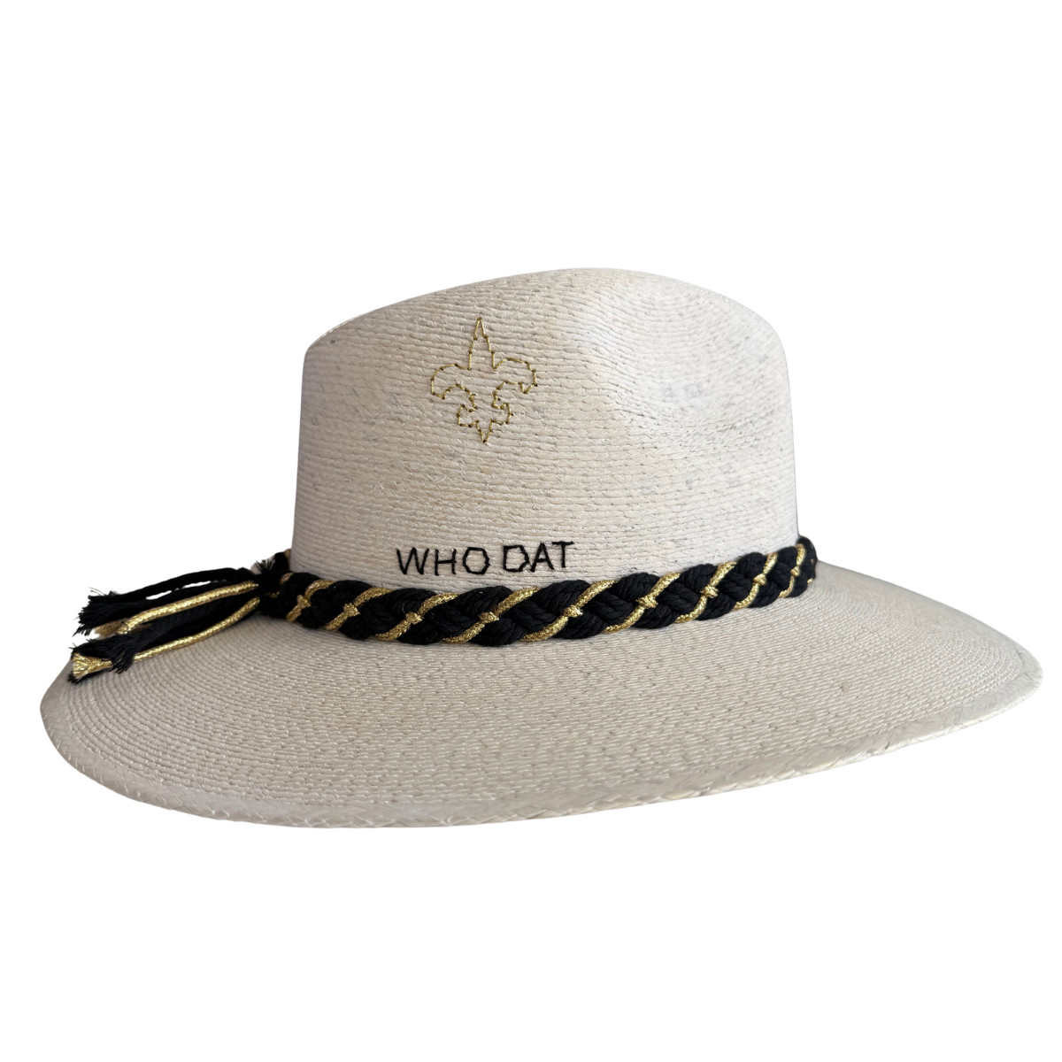 Black and Gold Burst Hat