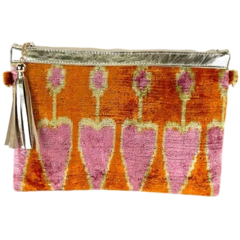 Sophia Zipper Clutch