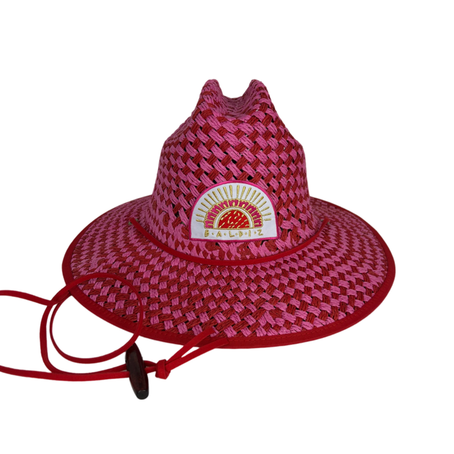 Baldiz Pink and Red Lifeguard Hat
