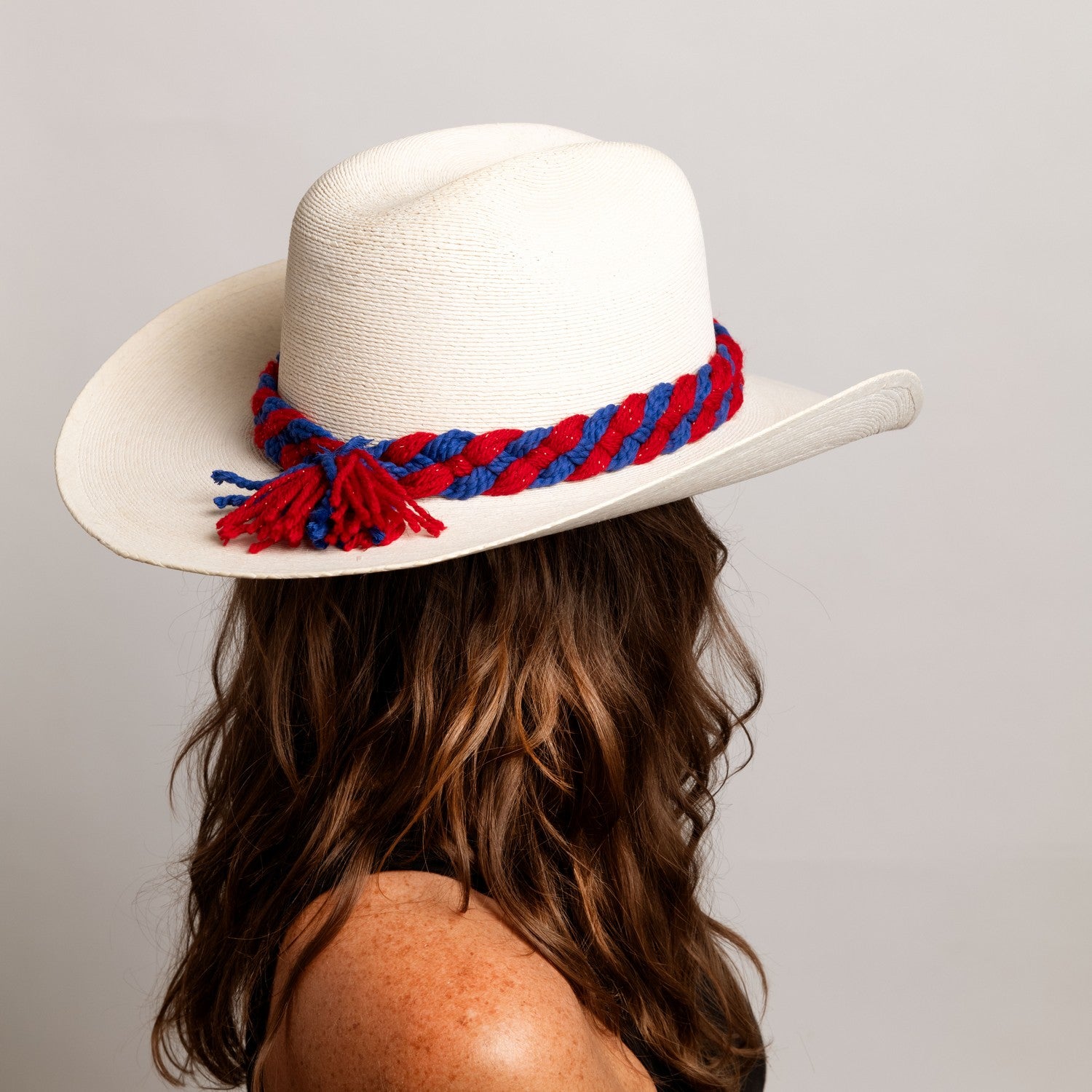 Baldiz White Palm Cowboy Hat
