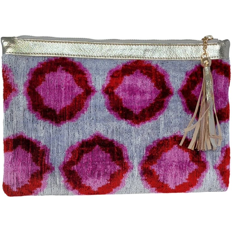 Sophia Zipper Clutch